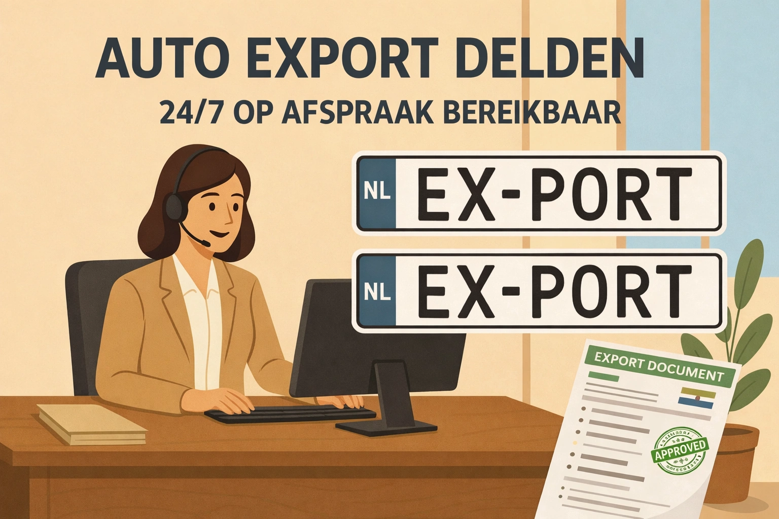 Auto export Delden – RDW erkend export kantoor voor auto export papieren Delden, exportverzekering en exportkentekens, 24/7 op afspraak bereikbaar voor klanten uit Delden en Twente Midden
