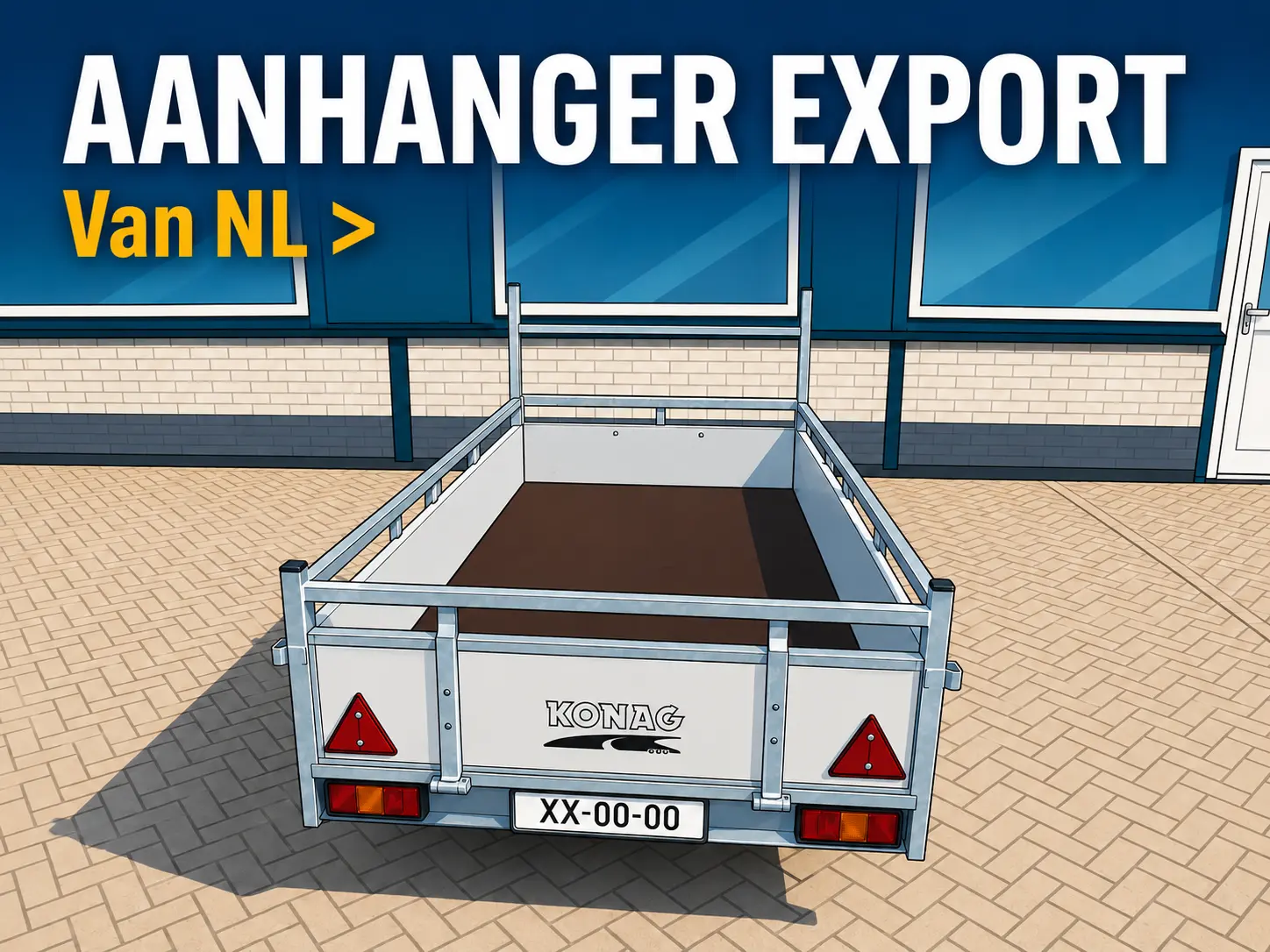 Matriculas de exportacion y seguro para remolques en Paises Bajos con Auto Export Document Hengelo