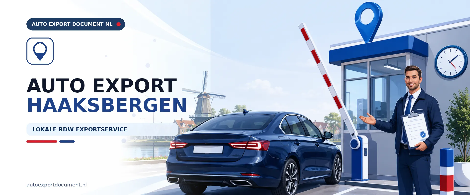 Auto export Haaksbergen nu open – banner van Auto Export Document, RDW erkende exportservice voor exportdocument en exportverzekering vanuit Haaksbergen