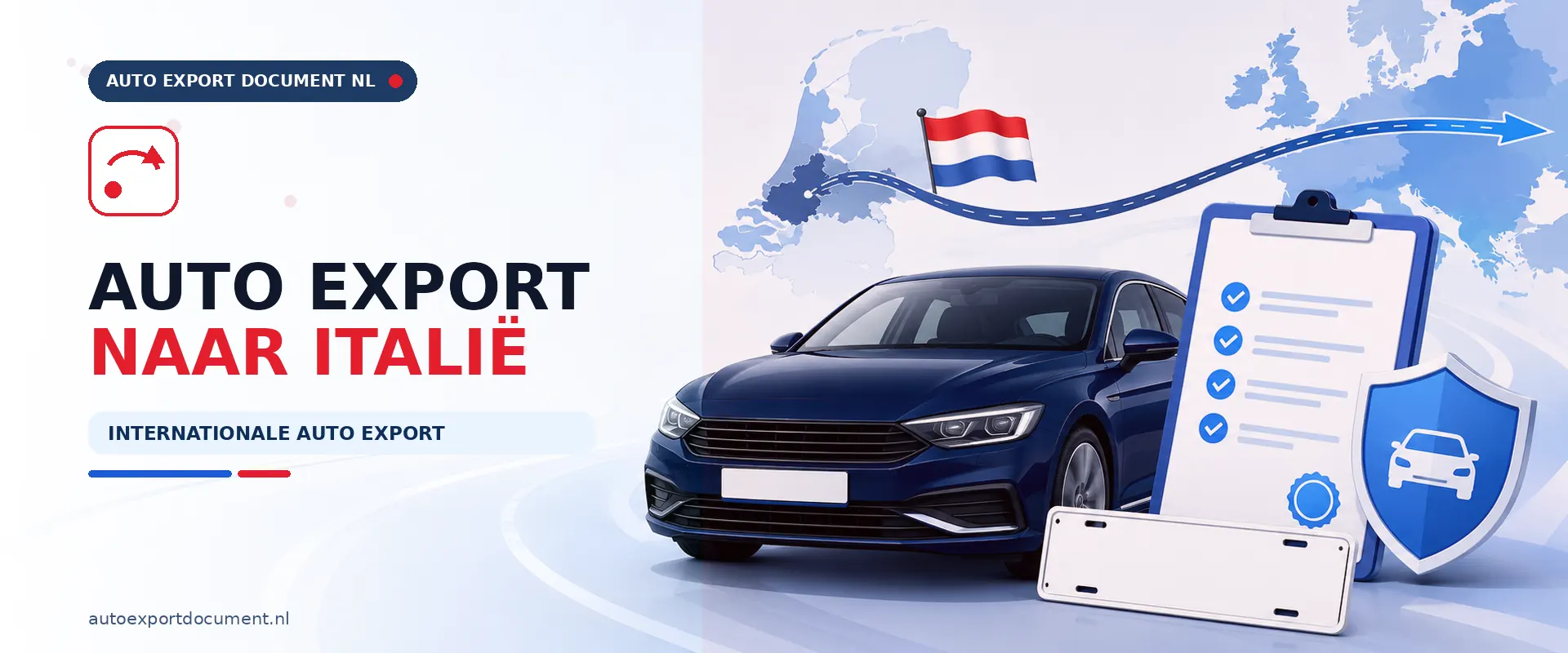 Auto e documenti di esportazione dall'Olanda verso l'Italia